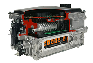 Power control unit for hybrid automobiles