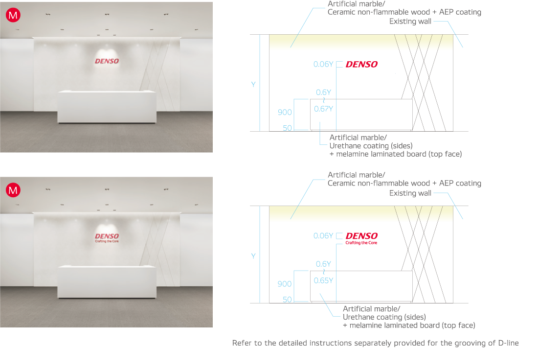Reception (M / with D-cross on the wall)