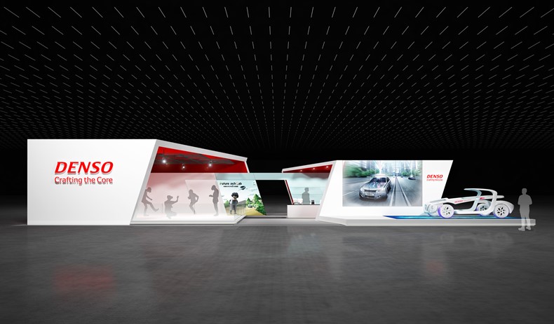 Conceptual image of DENSO booth