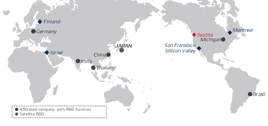 Seattle On The World Map Denso Focuses On Connected Technology At New Seattle Innovation Lab | News  | Denso Global Website
