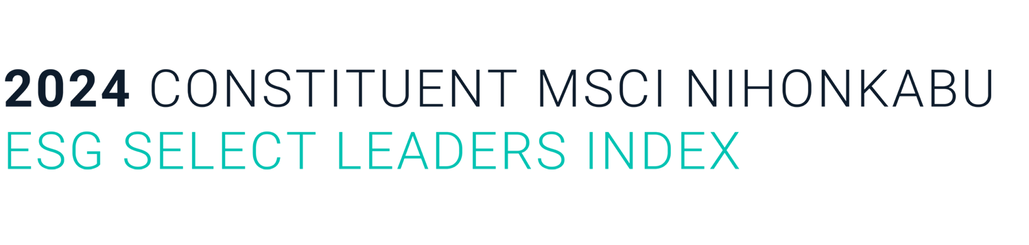 MSCI Japan ESG Leaders Indexes