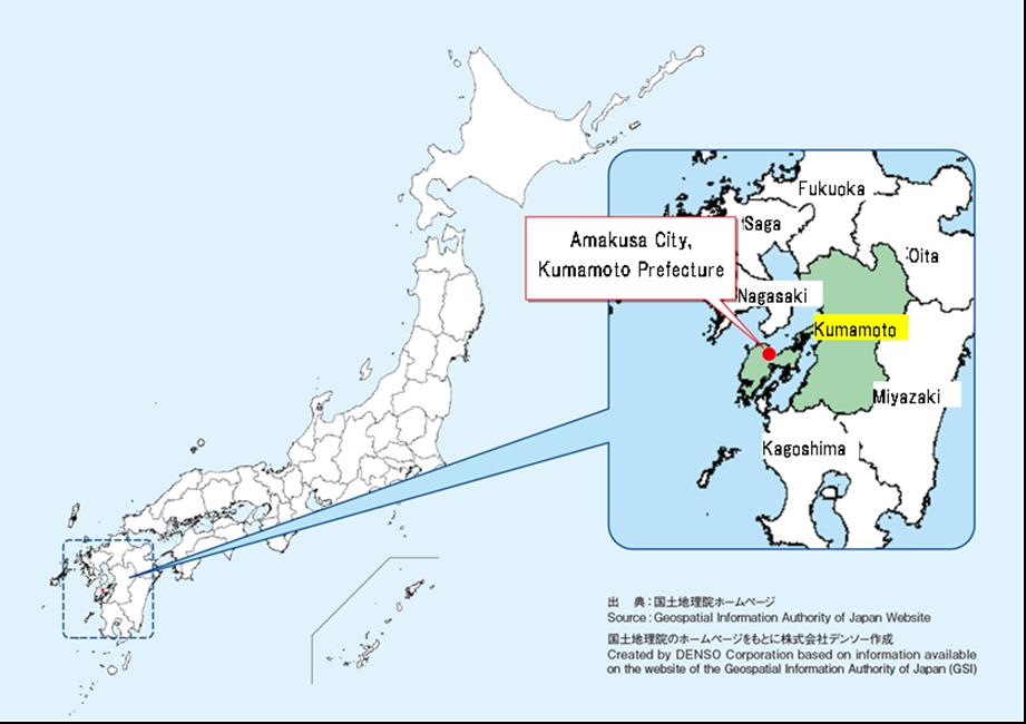 Map of Amakusa