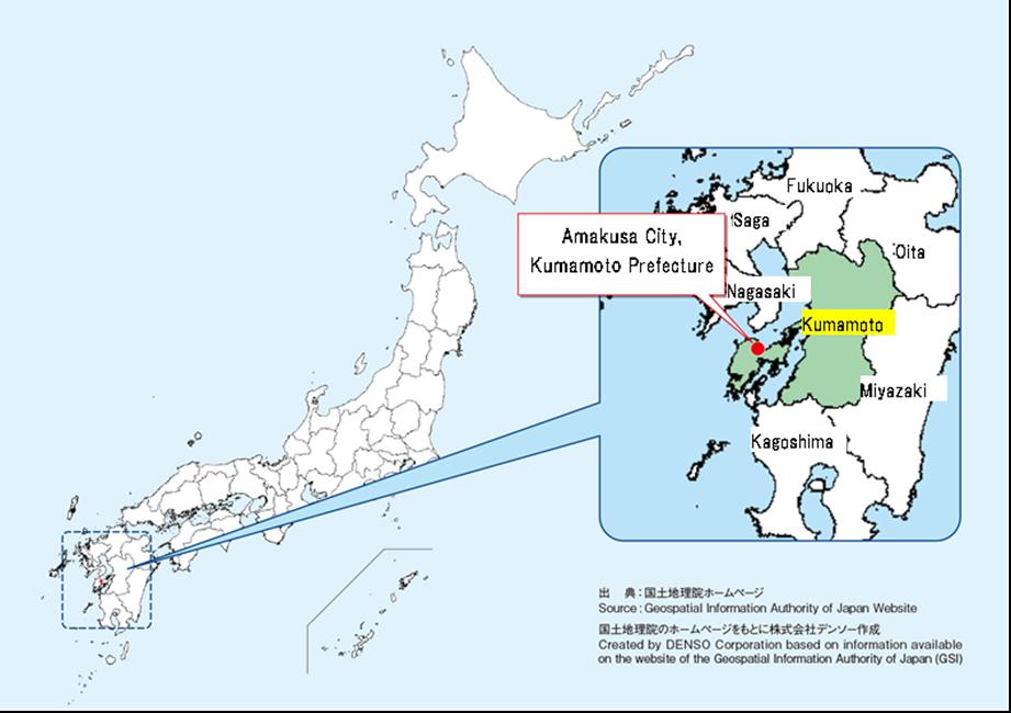 Map of Amakusa