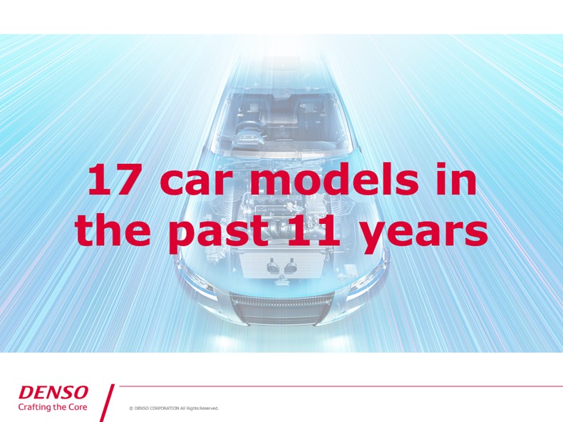 17 car models in the past 11 years