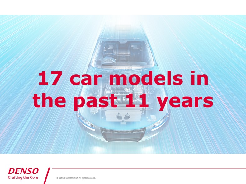 17 car models in the past 11 years