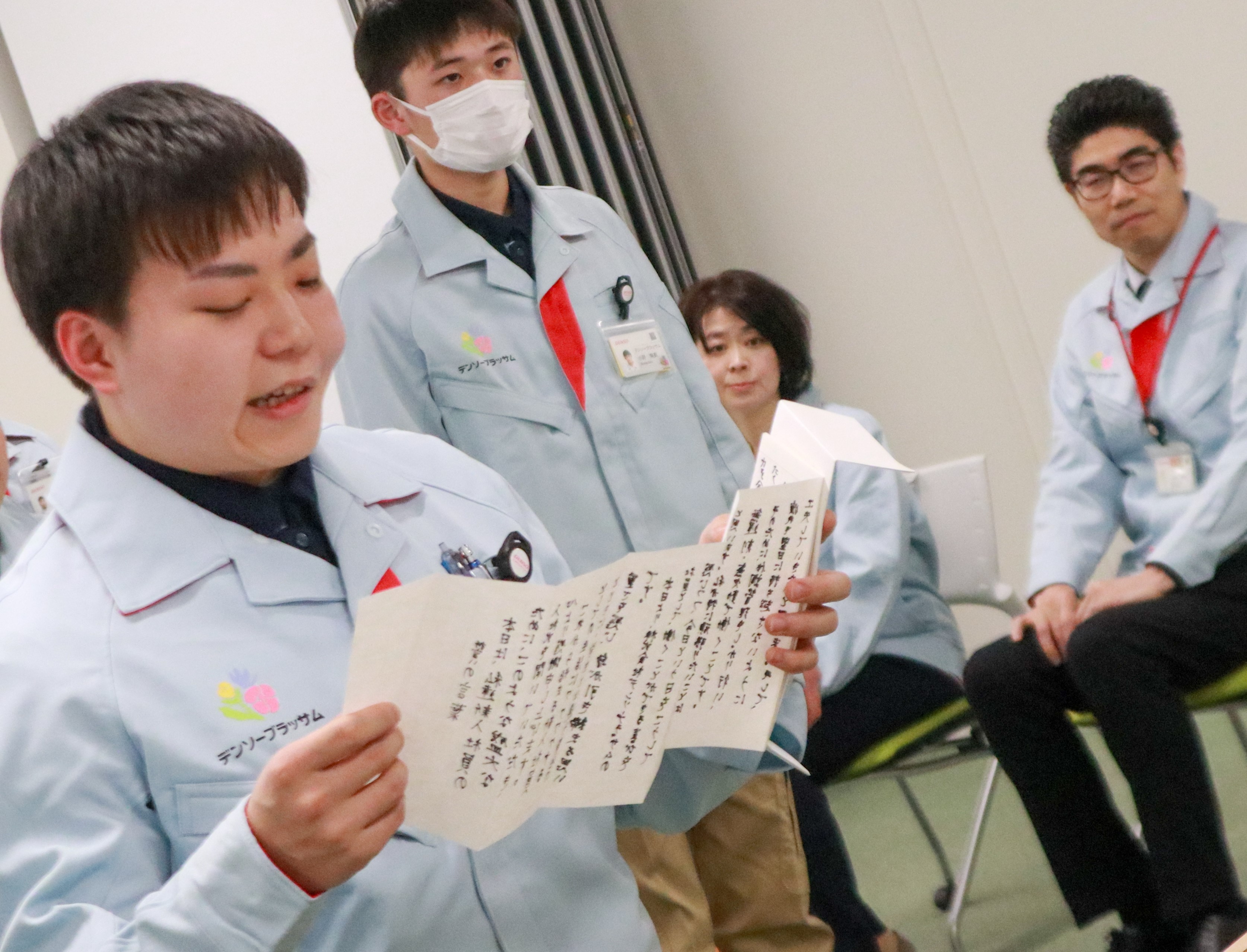 新入生代表挨拶