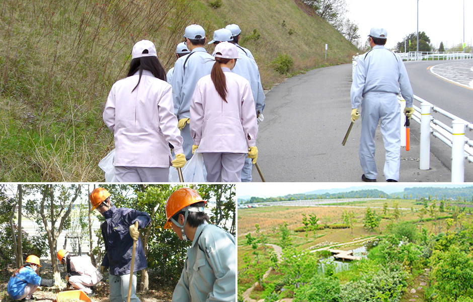 社会貢献活動 ゴミ拾い活動の画像