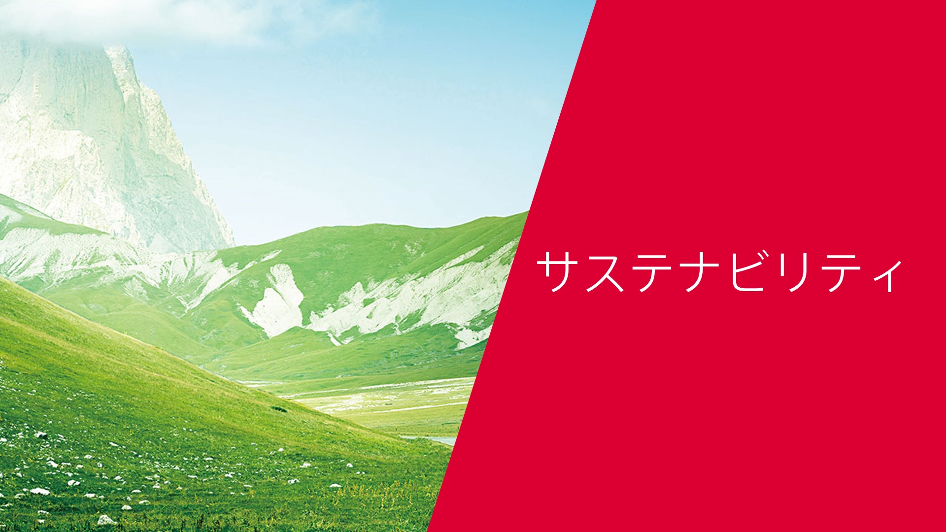 サステナビリティ