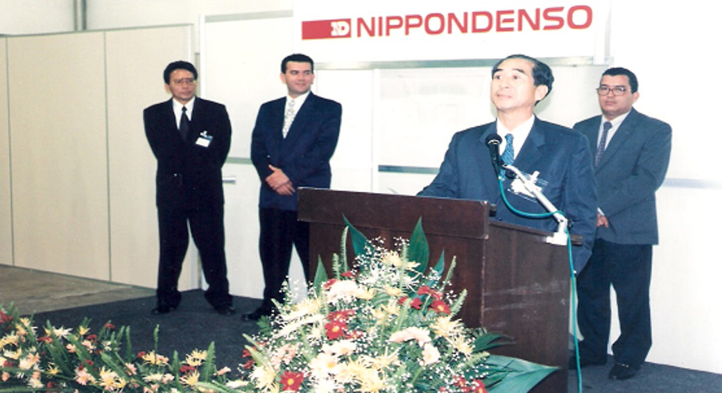 ピンダ工場落成式(本社 太田副社長)
