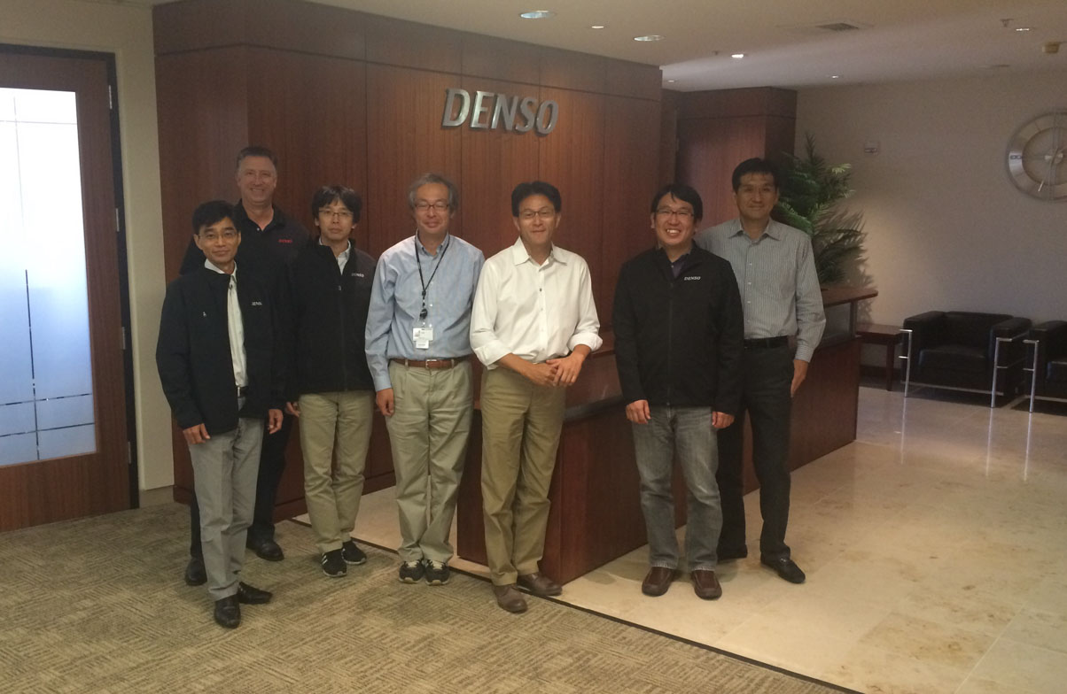 Silicon Valley team members in the San Jose, California office October 2014. Pictured (left to right): Takashi Sato, Tony Cannestra, Jun Kosai, Akihito Iwai, Koji Mori, Tetsuo Kurita and Naoki Morita.