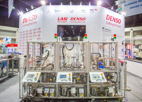 Thailand Industrial Expo 2018 デンソー LASIのブース