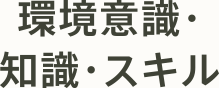環境意識・知識・スキル