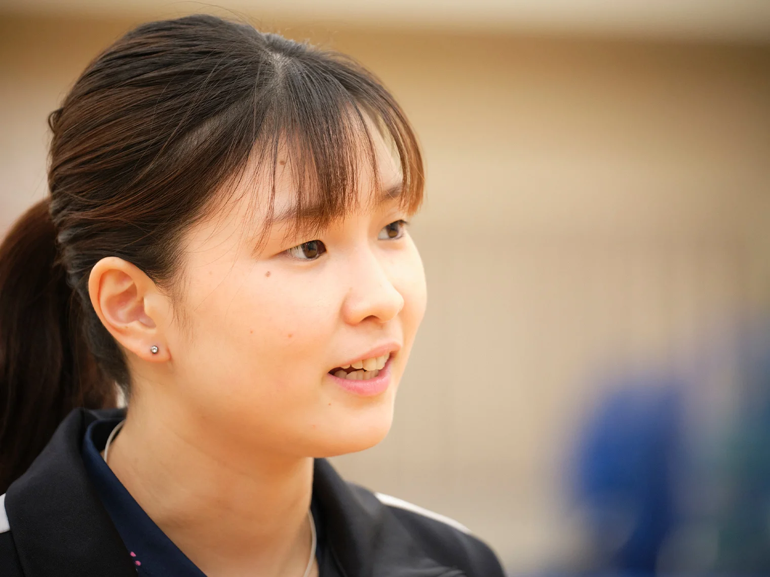 大会の時の心境を語る橋本選手