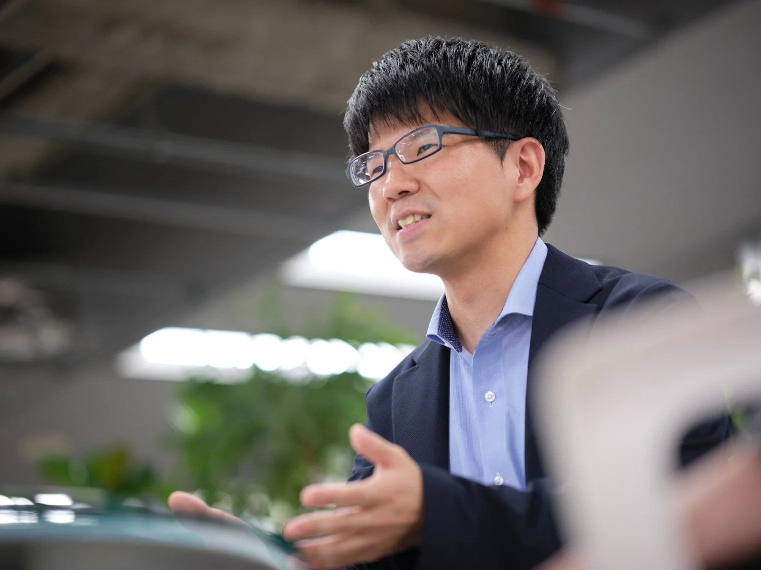 プログラムを経験して得たものについて話す長谷川さん