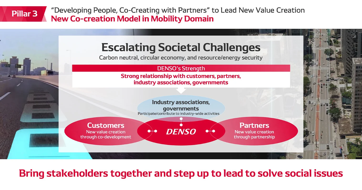 Bring stakeholders together and step up to lead to solve social issues