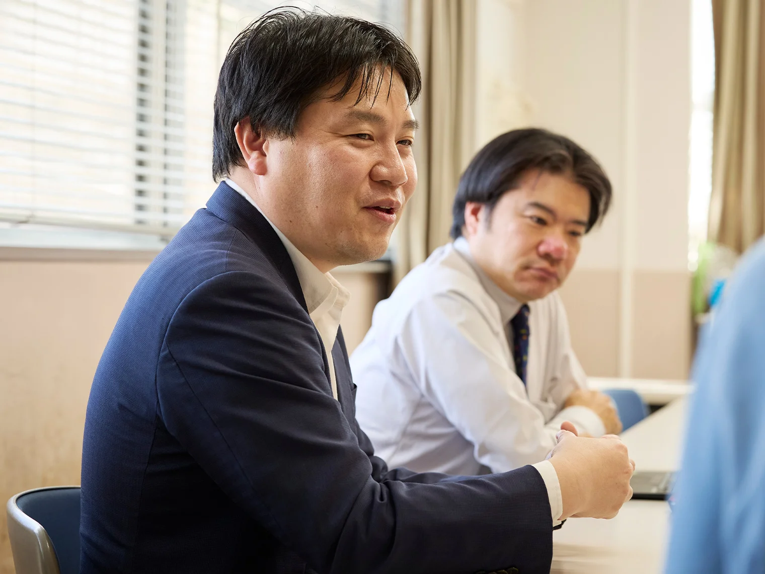 色のあるデータのメリットを語る井村