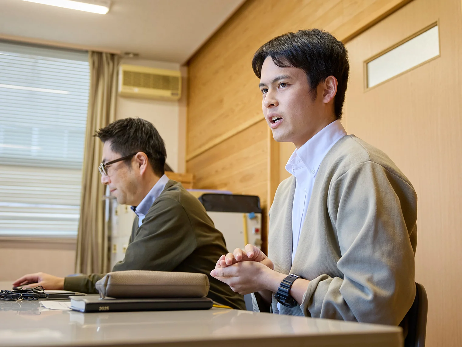 測量と森林調査が抱えていた課題について語る田中