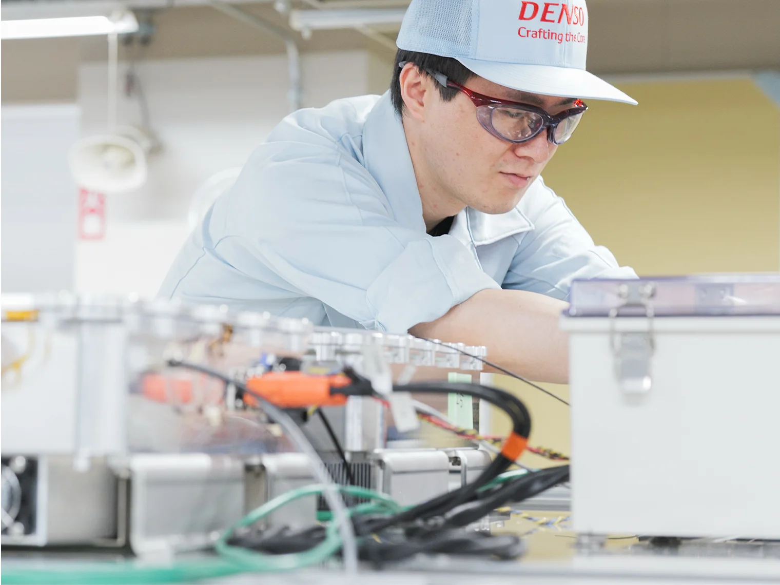 Tatsuma Yoshida at work.