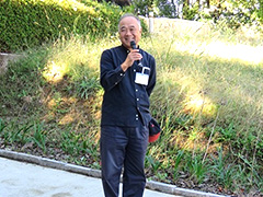 写真は、齋藤園長の挨拶の様子