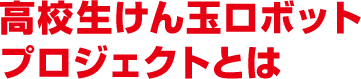 高校生けん玉ロボットプロジェクトとは