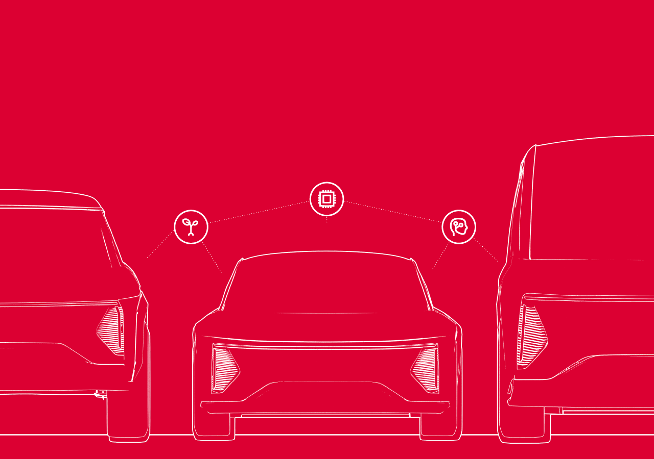Diagram of vehicles