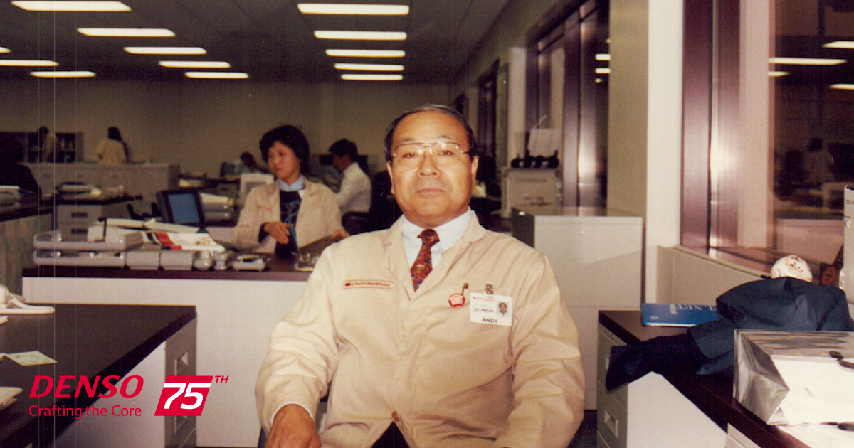 Man sitting in office