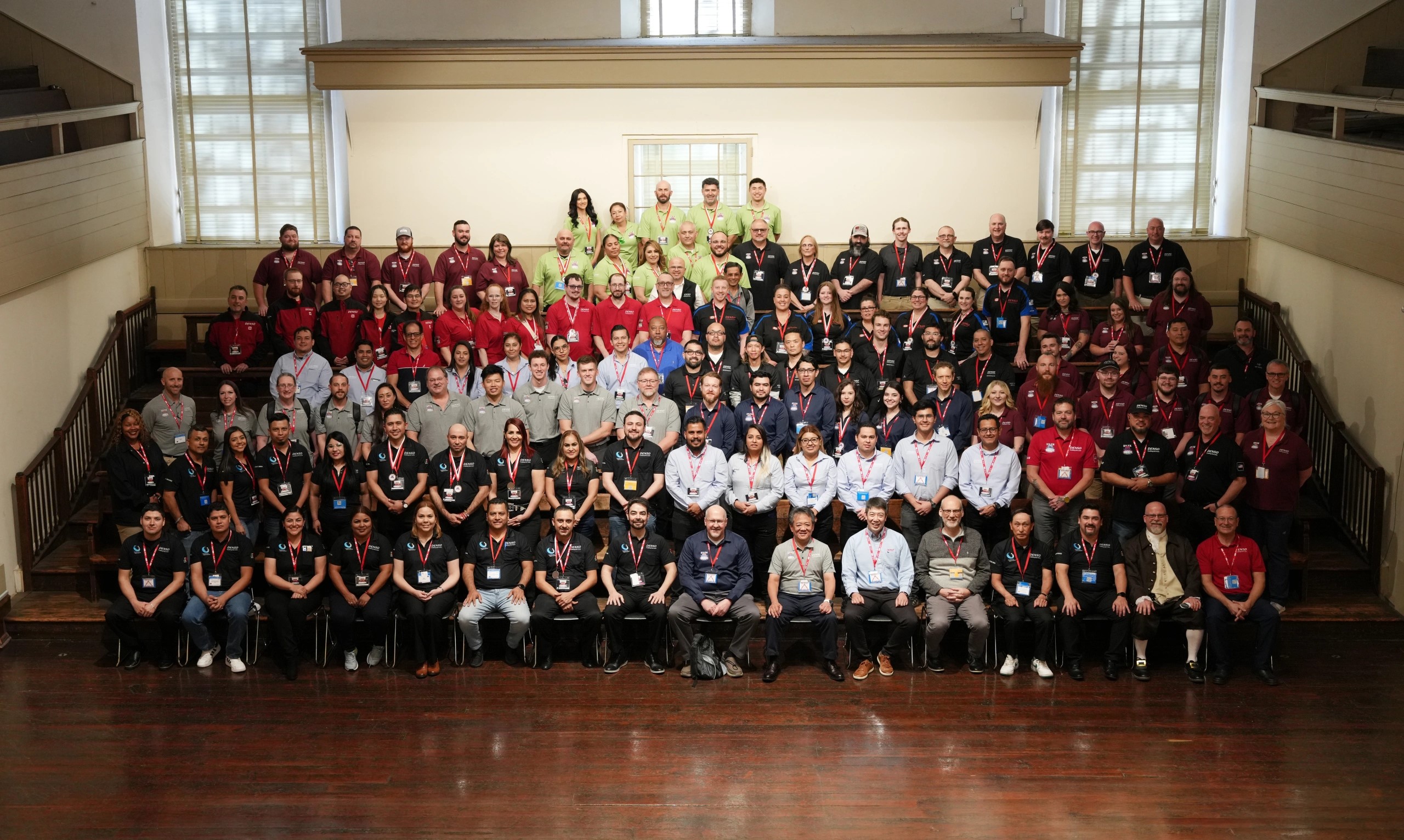 Large Group of DENSO Team Members