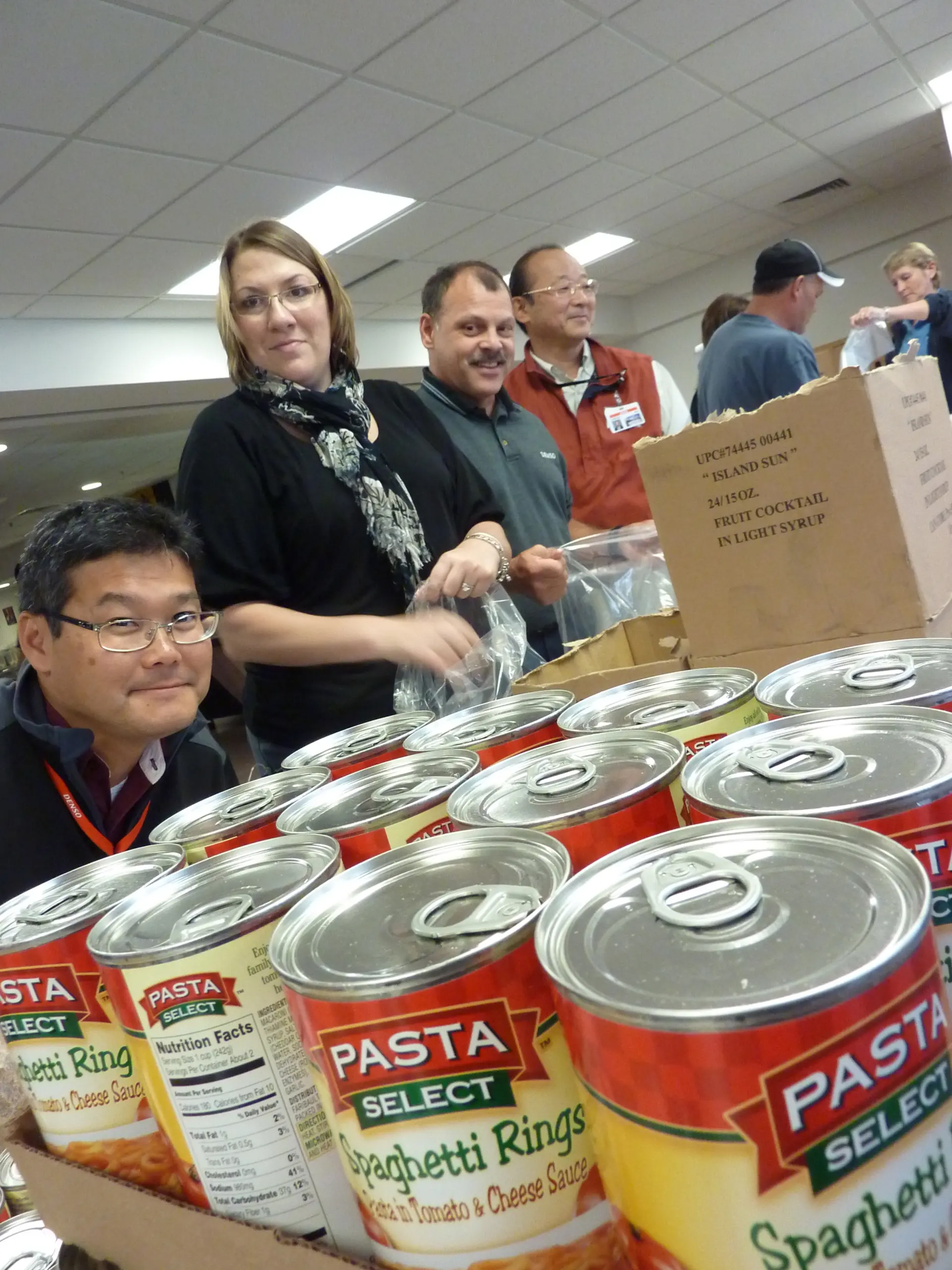 Scott sneaks into a a photo