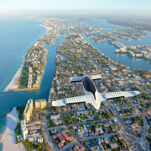 Electric Motor Flying Vehicle