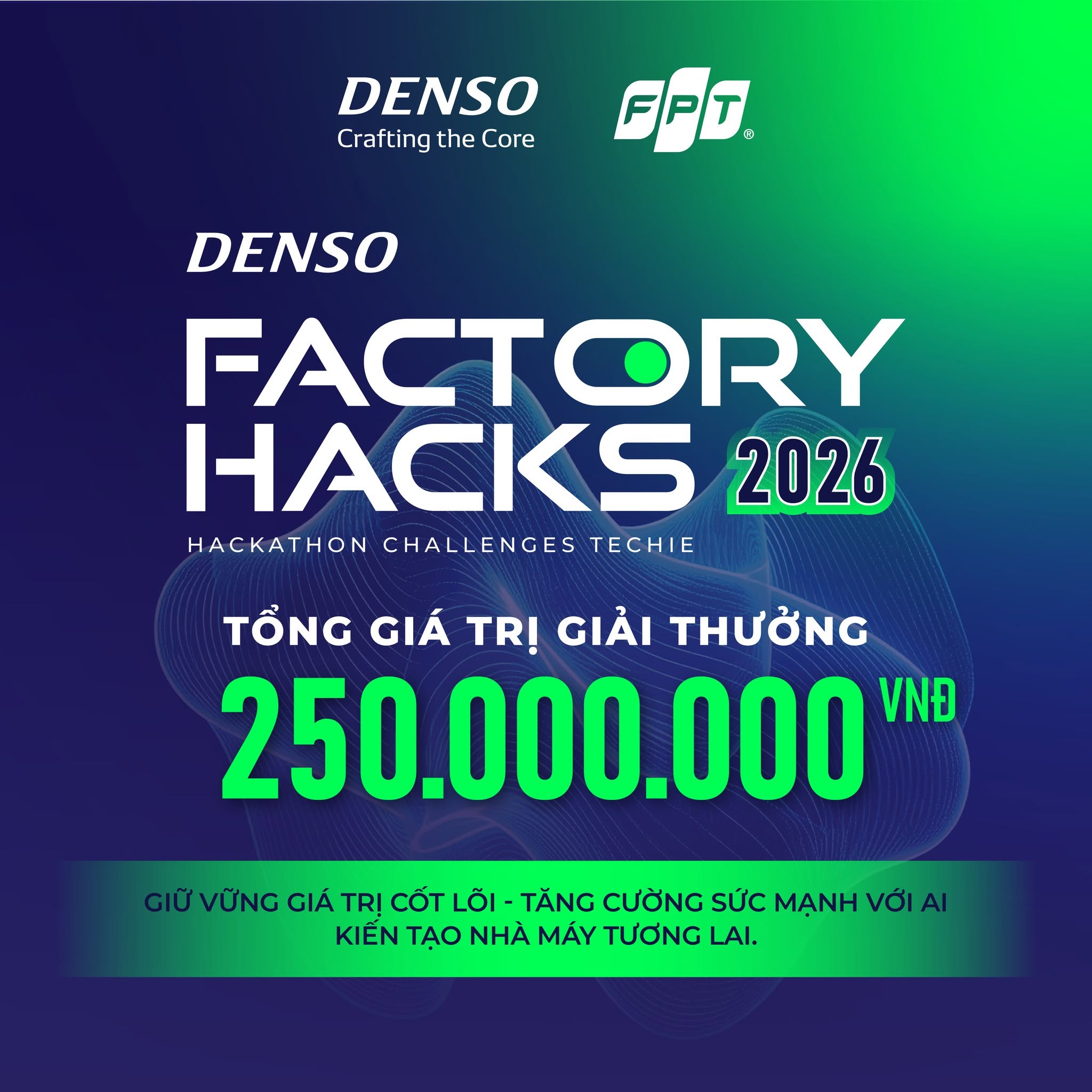 Tổng giá trị giải thưởng của cuộc thi DENSO Factory Hacks