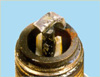 Physical damage to ignition tip section