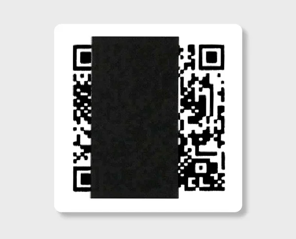 QR Code with anti-forgery protection
